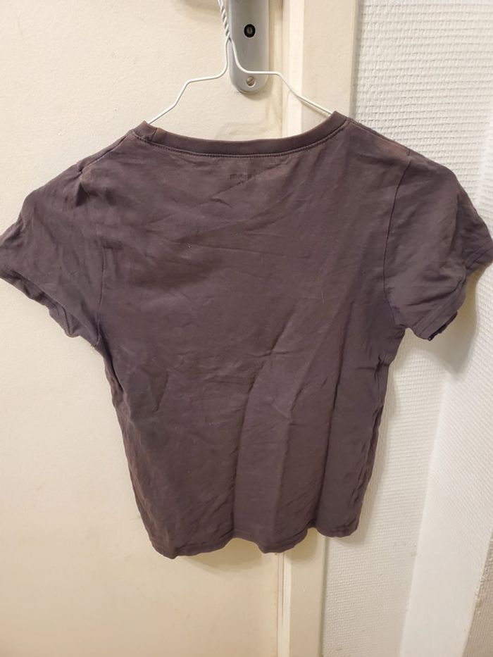 Tshirt manches courtes noir Kiabi 8 ans - photo numéro 3