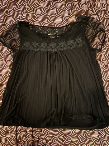 T-shirt, fluide, noir, Jacqueline RIU taille L