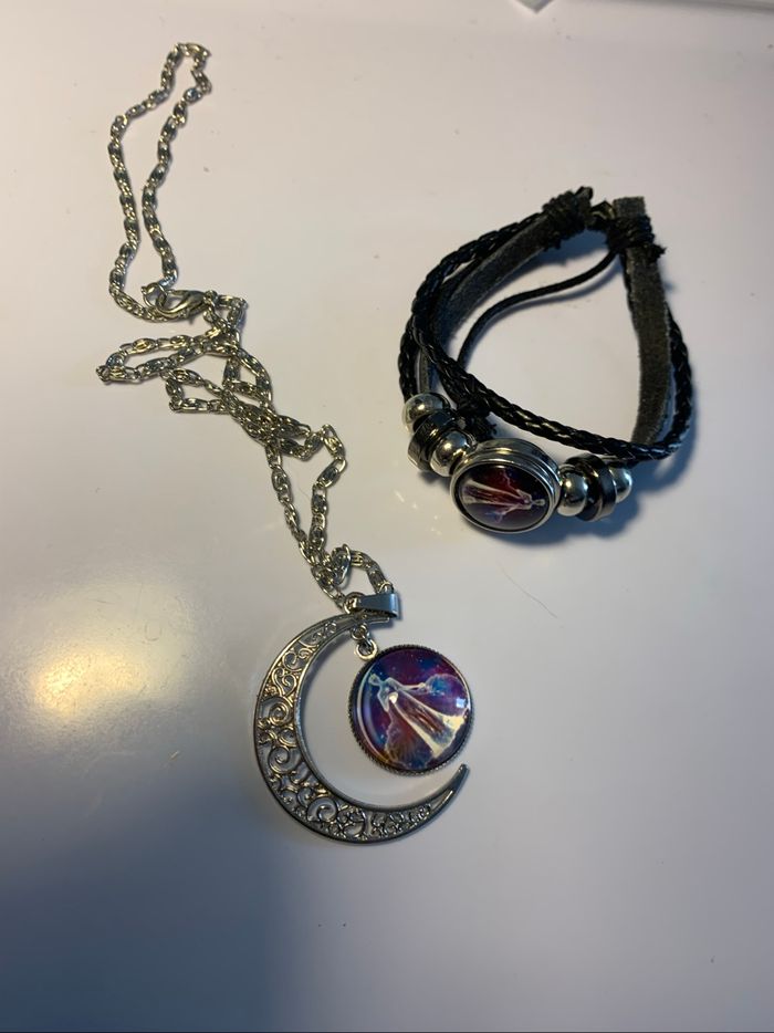 Collier et bracelet vierge - photo numéro 2
