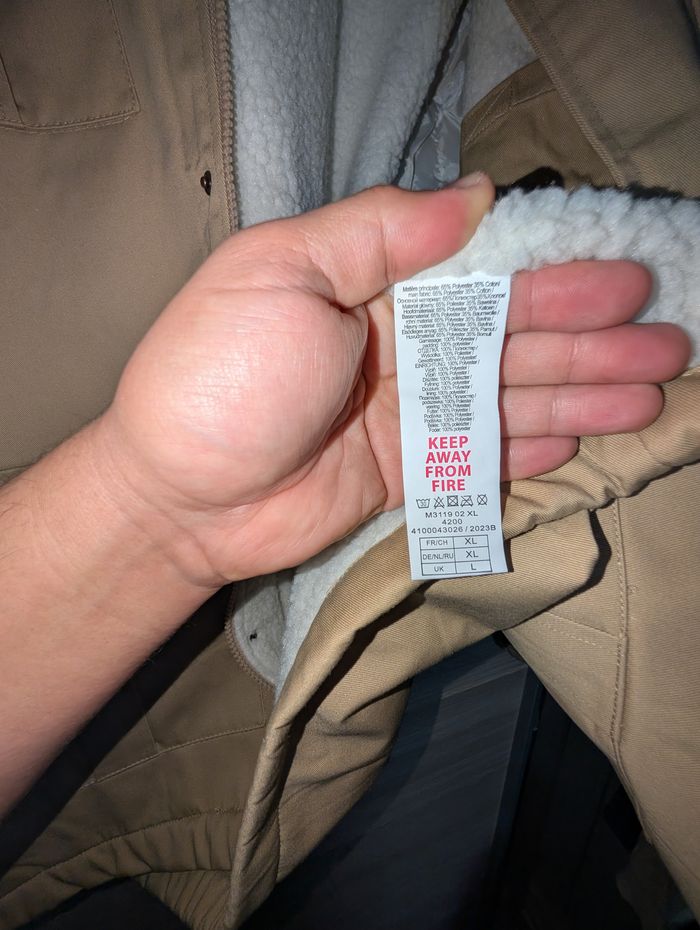 Parka avec capuche pour homme, taille XL, neuf - photo numéro 9
