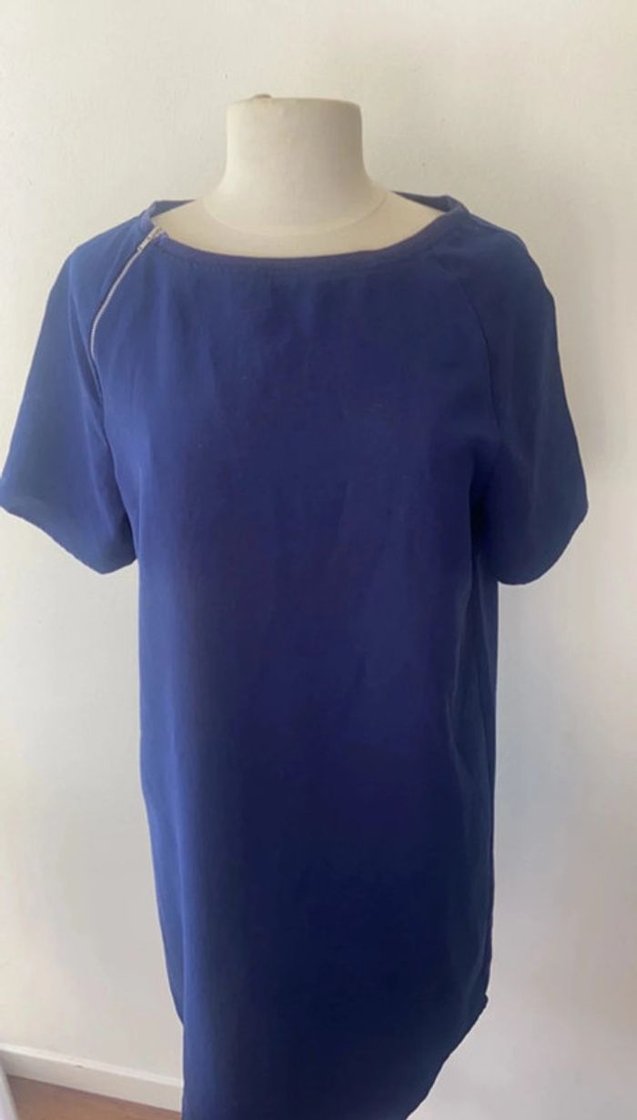 Robe t-shirt bleue American Vintage