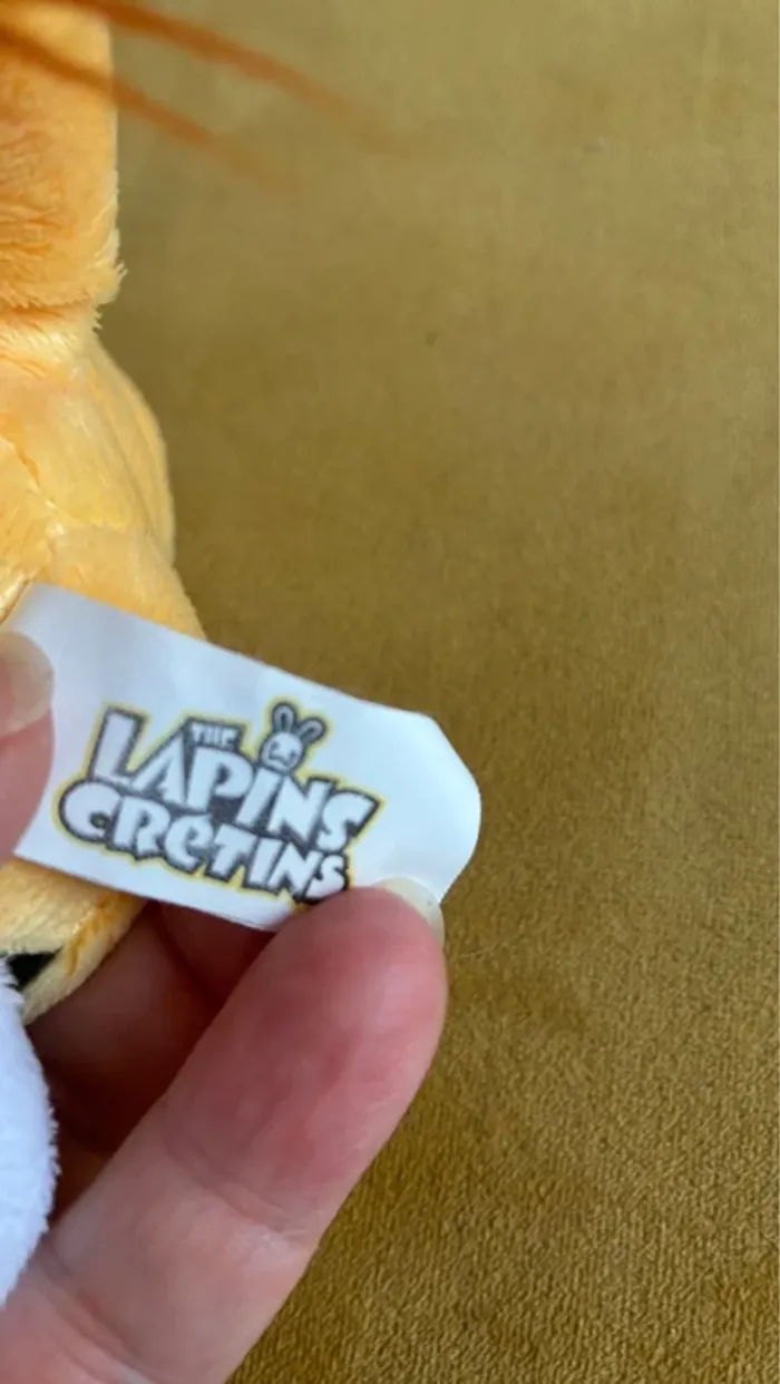 Peluche Lapin Crétin lion - photo numéro 2