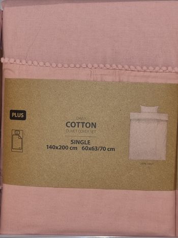 Housse de couette 140x200 neuf 100% coton
