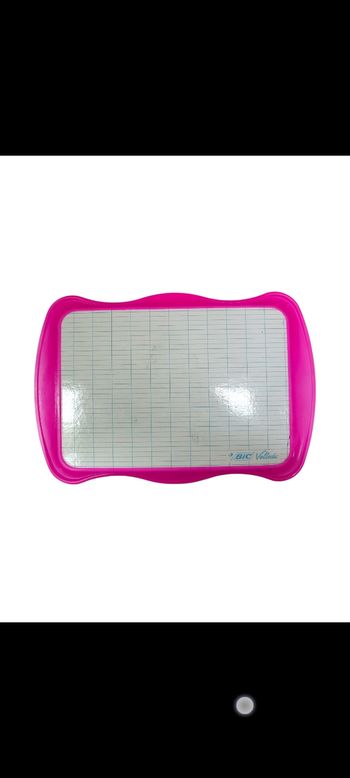 Ardoise à feutre effaçable double-face 