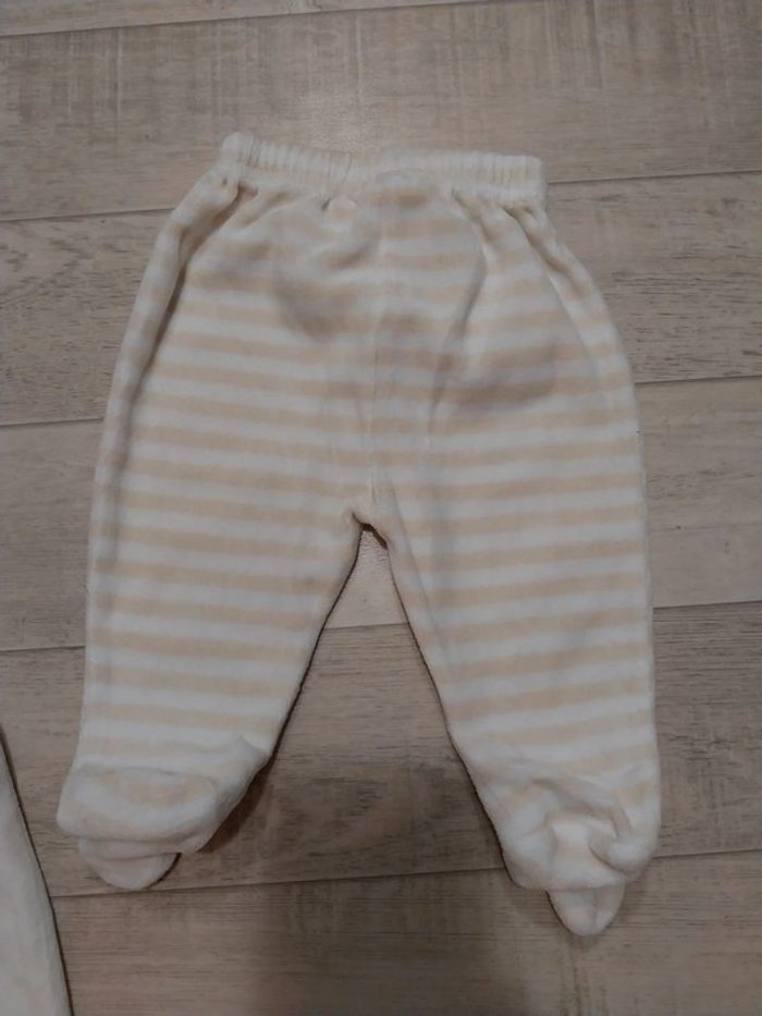 Lot 3 bas pyjama velours T3M - photo numéro 7