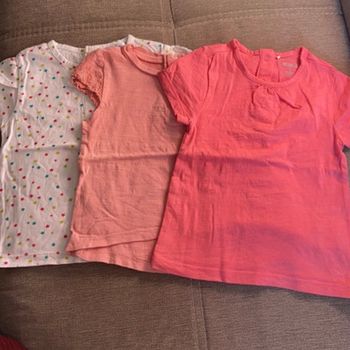 3 t-shirts 9 mois