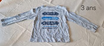 Tee shirt à longue manche 3 ans