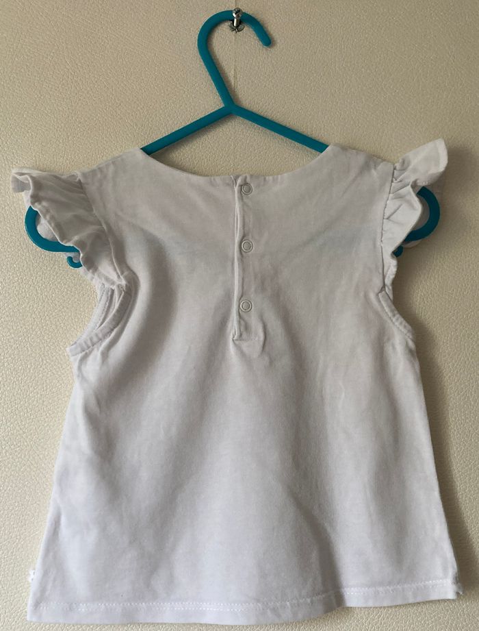 Tee-shirt manches volantées imprimé koala taille 18 mois - photo numéro 3