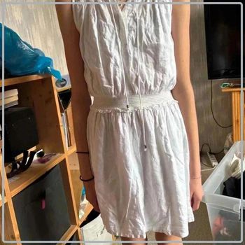 Jolie  robe blanche taille  34