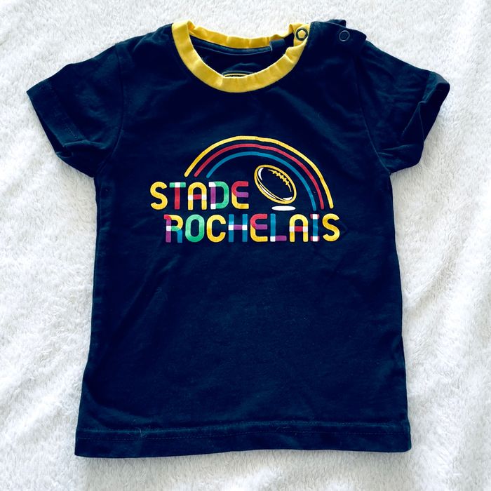 teeshirt neuf manche court du « Stade rochelais » T12 mois