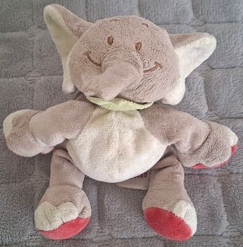 Doudou/Peluche Éléphant Bengy Vintage