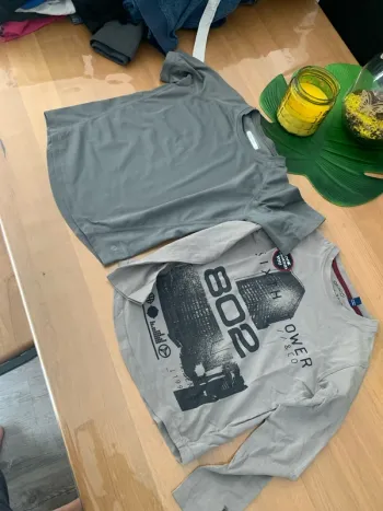 Lot tee shirt gris