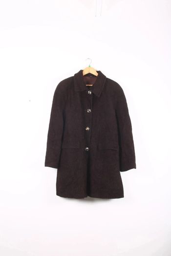 Manteau vintage 2000's en laine et alpaga (#23301)