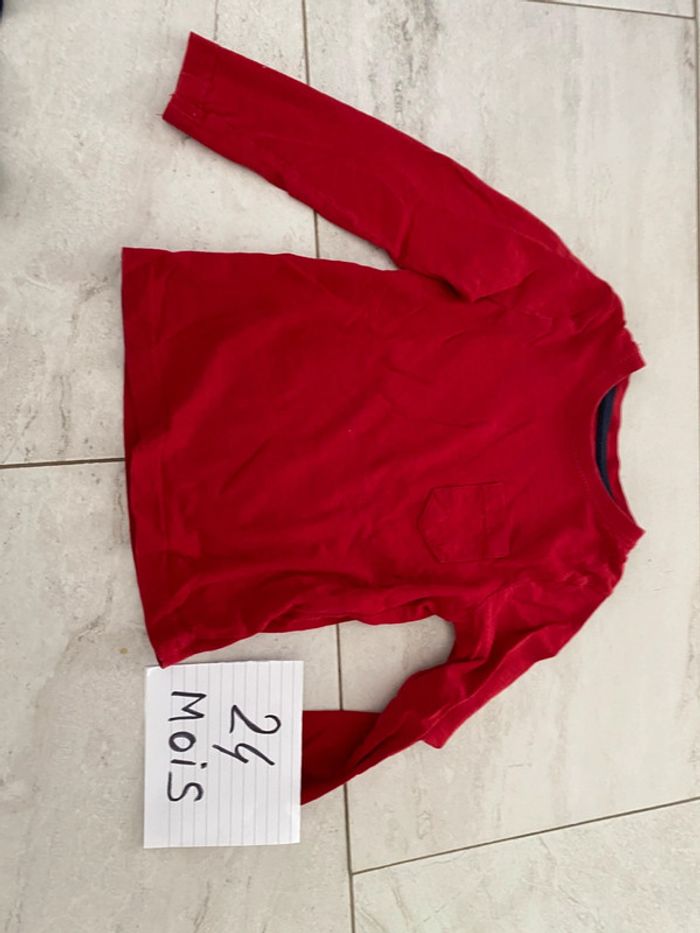 Lot de 3 t-shirts ML 1 col mao 2 ans - photo numéro 3