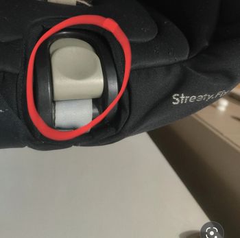 Bouton réglage ceinture streety fix bébé confort