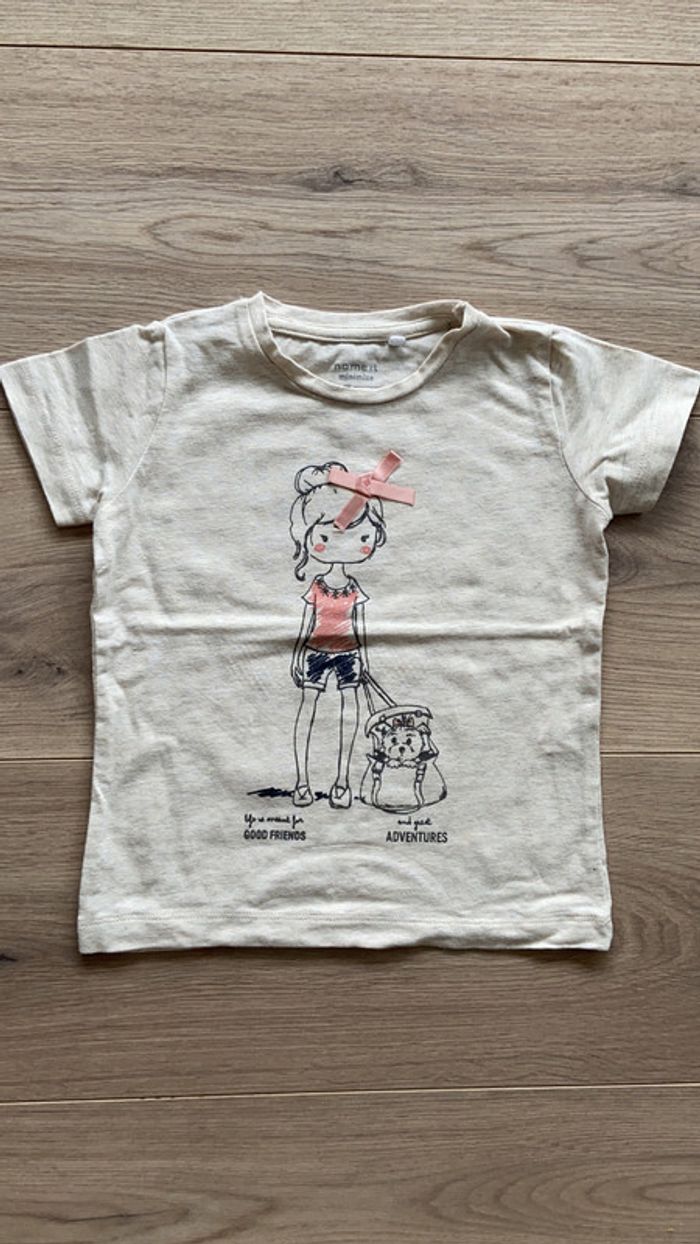T-shirt manches courtes bébé fille 1 - 1/2 ans Name it