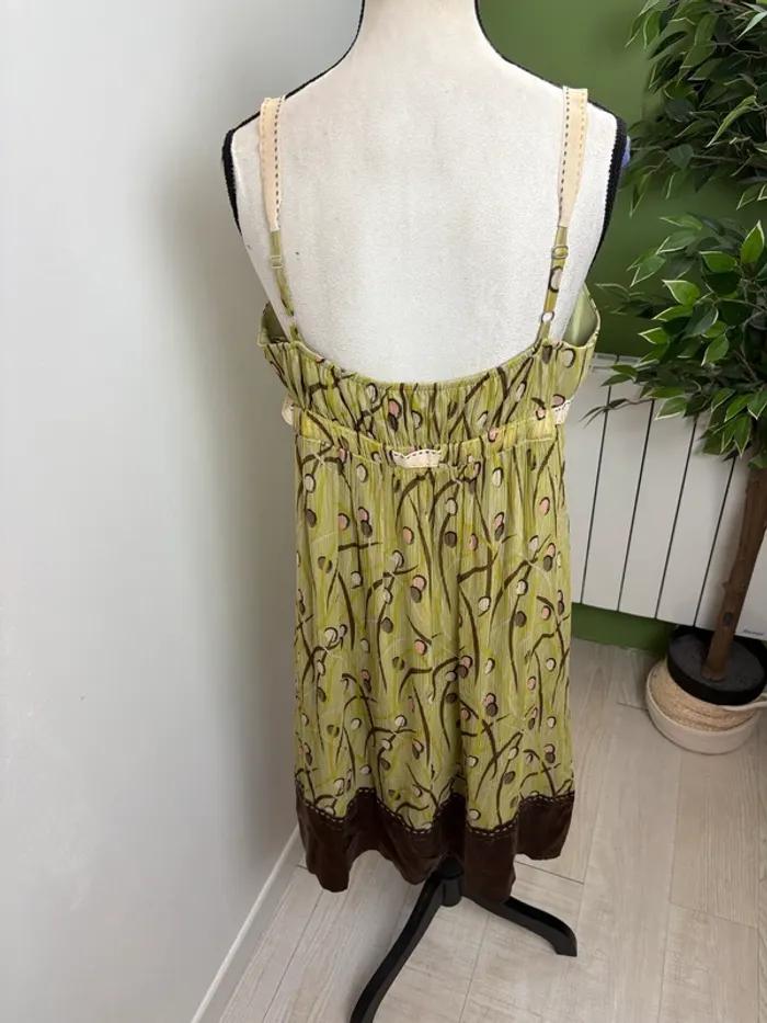 Robe en soie BCBGMaxazria | Multicolore | Taille 38 - photo numéro 2