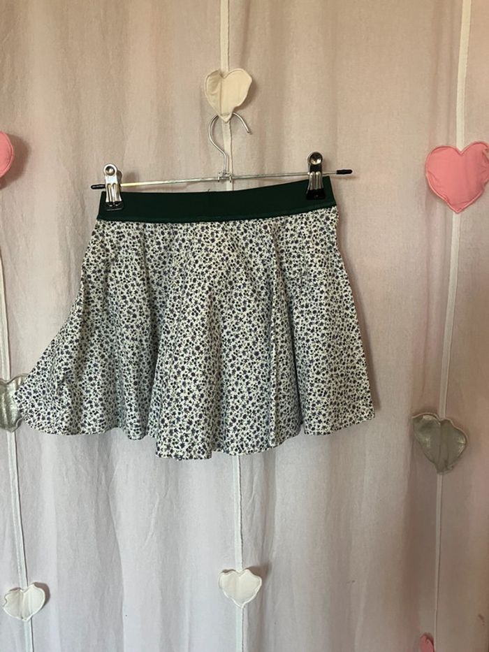 Jupe patineuse fleuri taille 5 ans - photo numéro 5