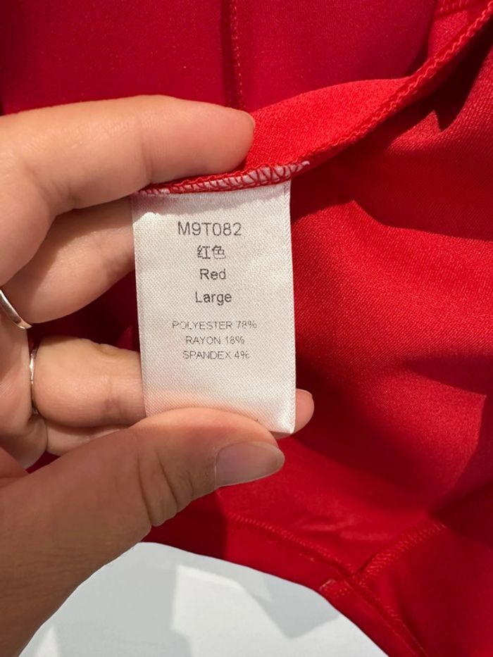 Veste blazer rouge - photo numéro 6