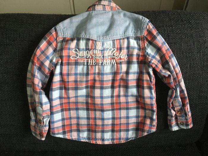 Chemise manches longues Sergent Major 5 ans (110 cm) – Excellent état - photo numéro 2
