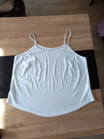Débardeur blanc T.XL