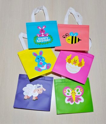 Lot de 6 sacs pour pâques