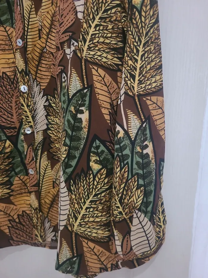 Magnifique blouse feuillage - photo numéro 4