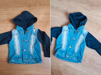 Veste en jean à capuche bébé garçon