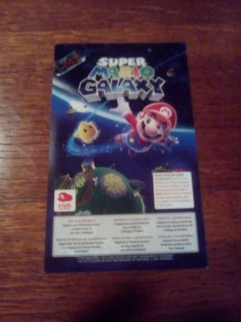 Carte VIP Mario Galaxy sur Wii