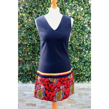 Robe col V Wax Hippocampe, taille 36/S