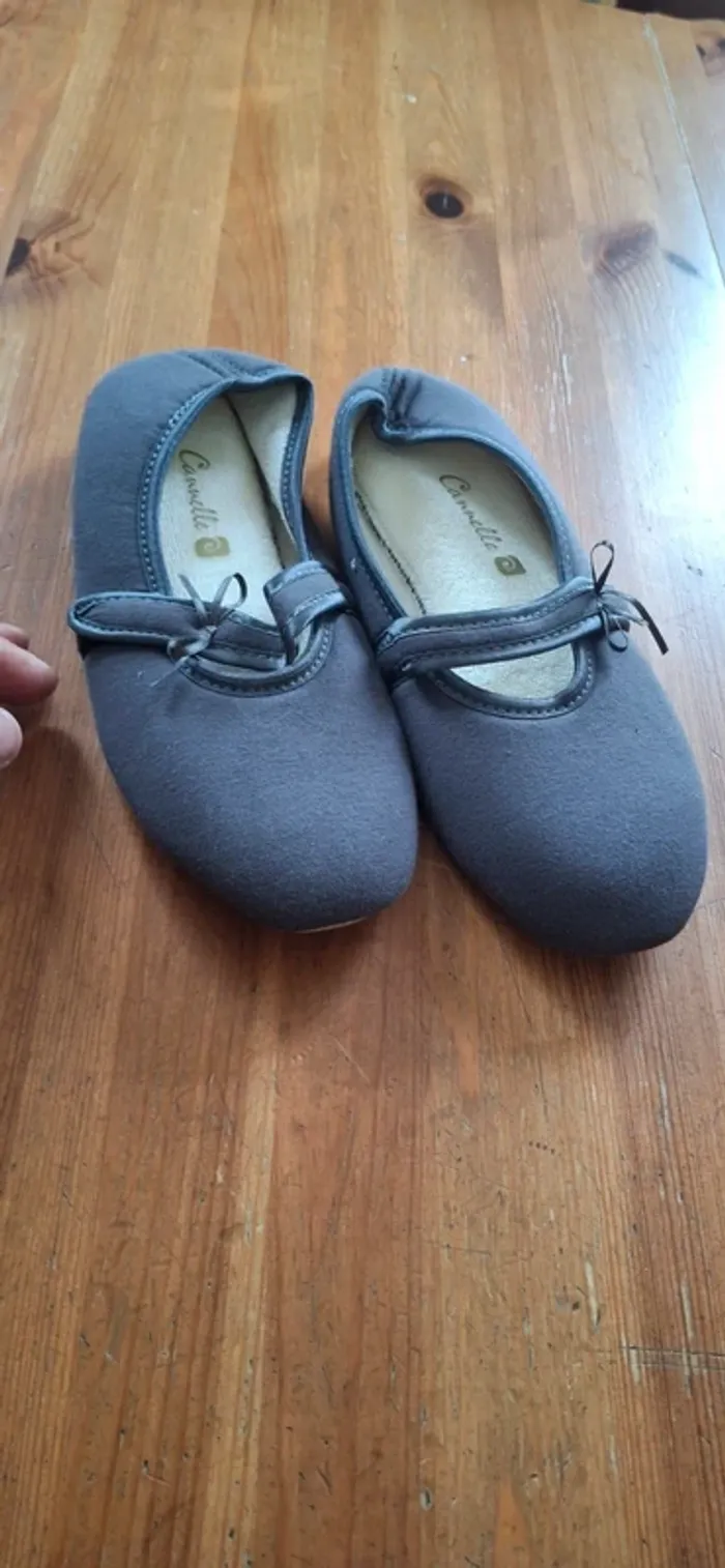 Chausson femme cannelle