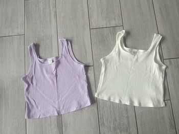 Lot de 2 crop top