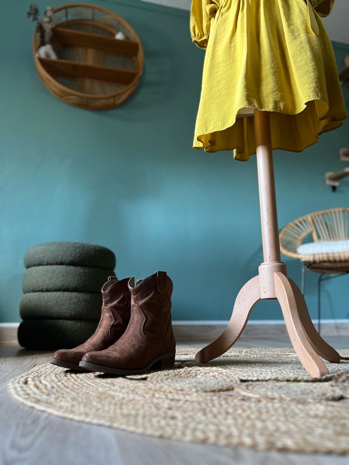 💛 Robe Zara jaune moutarde  taille S - photo numéro 7