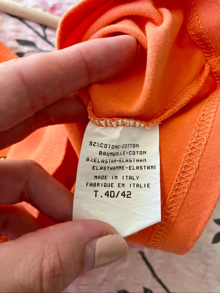 Croc top ou débardeur orange Etam - photo numéro 6