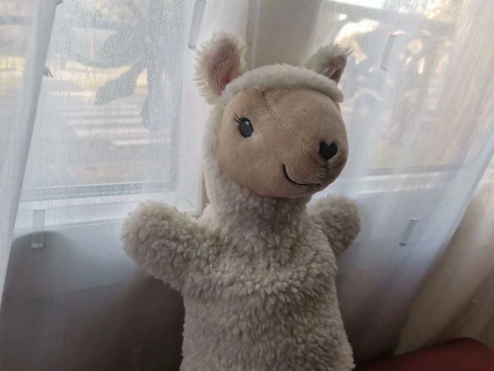 Marionnette peluche lama - photo numéro 4