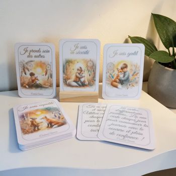 Cartes d'affirmations positives Renard 