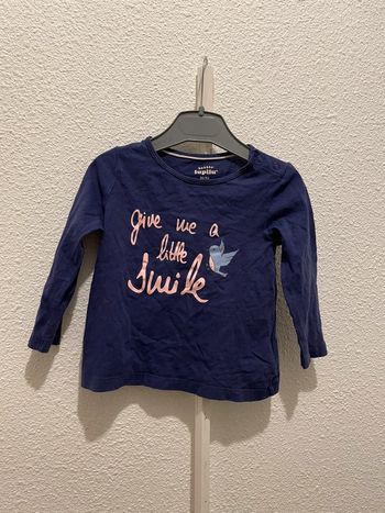 T shirt manches longues 12-24 mois lupilu