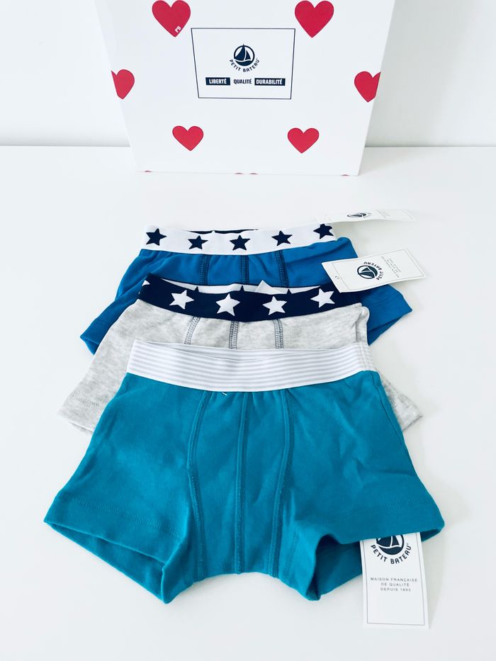 Lot de Boxer neuf Petit Bateau