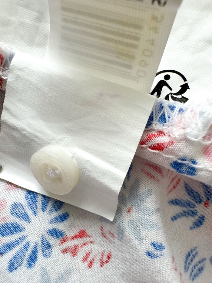 Blouse collerette blanche à motifs Cadet Rousselle - 4 ans - photo numéro 5