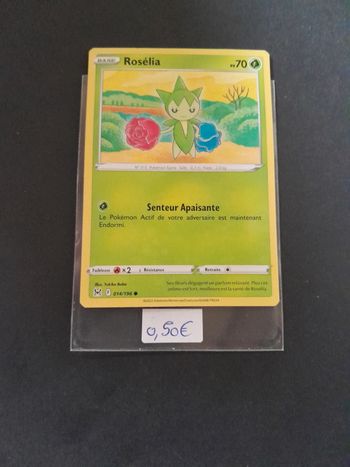 Carte Pokemon Rosélia 014/196