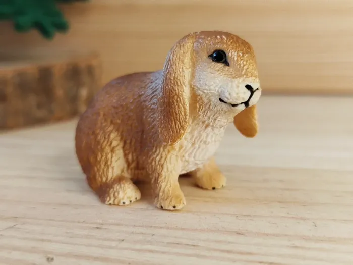 Schleich lapin bélier roux Figurine animal de la ferme - photo numéro 2