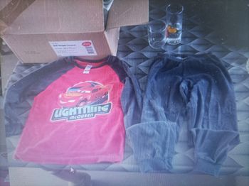 Pyjama cars deux pièces