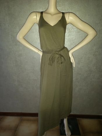 robe longue kaki avec ceinture pimkie taille 42