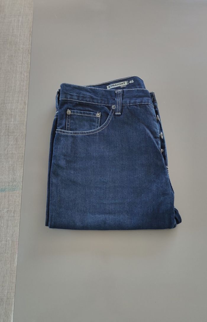 Jean homme IN EXTENSO taille 46 bleu marine neuf sans étiquette - photo numéro 9