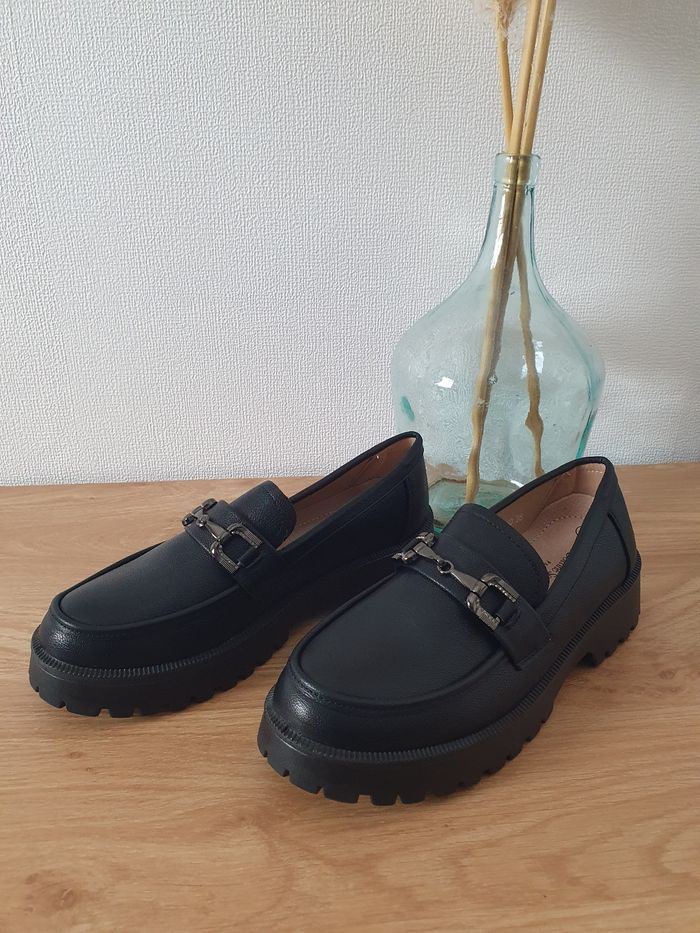 Mocassins noir mat Hampton Pointure 39 - photo numéro 4