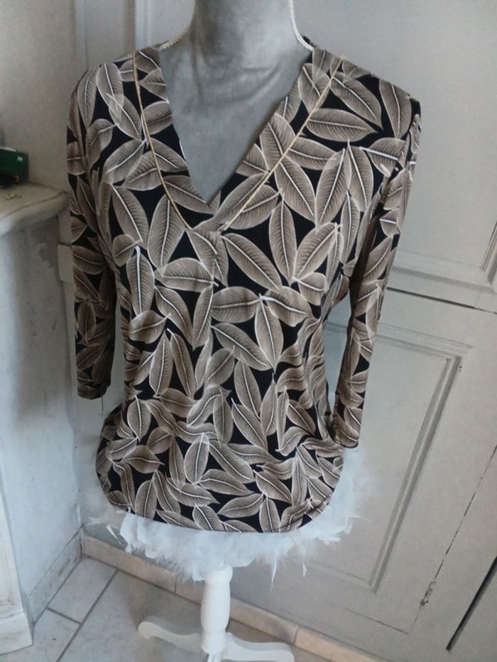 Blouse manche 3/4 Armand thiery Taille 38 - photo numéro 3