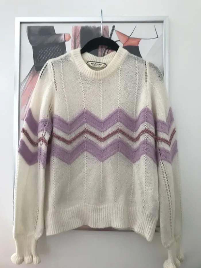 Pull Naf Naf laine et mohair S