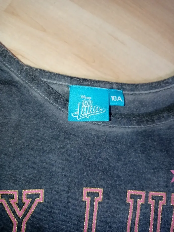 Petit top manche courte bleu soy luna - photo numéro 3