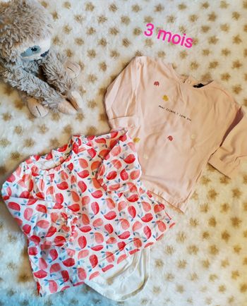 Hauts manches longues 3 mois