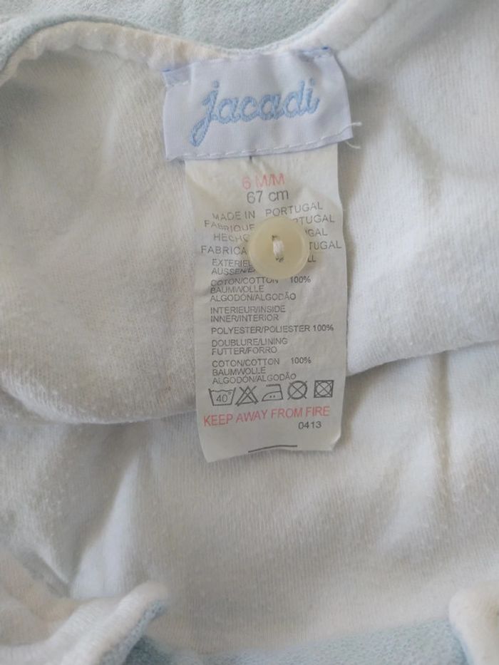 Combinaison épaisse 6 mois - photo numéro 3